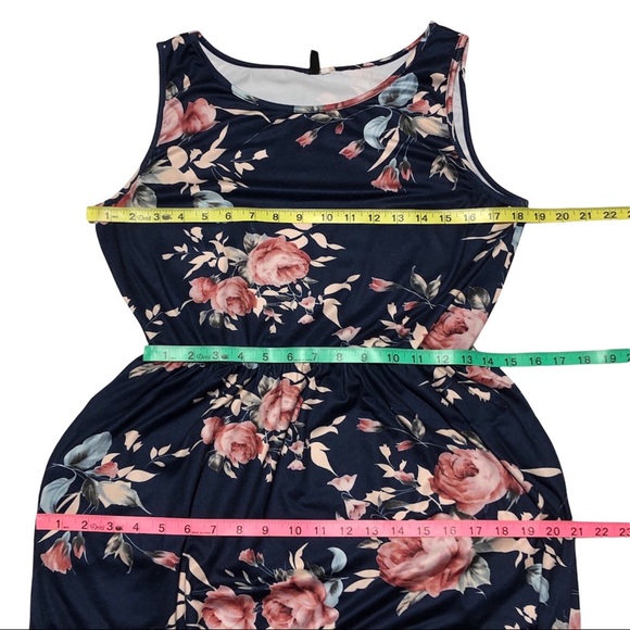 Floral Stretch Maxi Dress - Picture 8 of 10